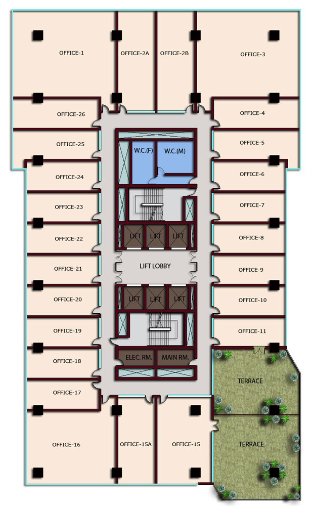 Floors With Terrace