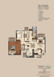 3 BHK + STUDY (DELUXE)
