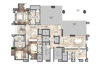 Duplex Upper Level Plan